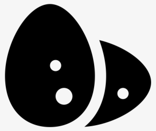 This Is A Picture Of Two Small Eggs Sitting Next To - Icon #5391938
