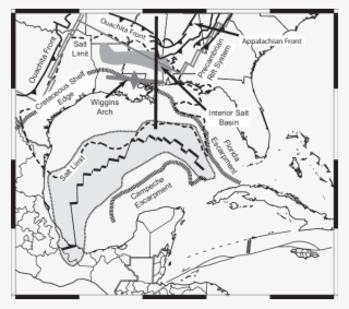 Tectonic Map Of The Central U - Coastal Plain #5392330