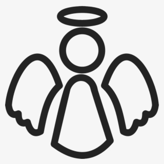 Christmas Angel Outline Png #5392579