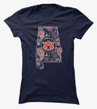 Paisley State Outline - T Shirt #5393356
