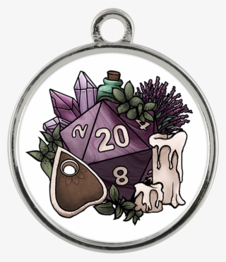 Witchy D20 Silver Bead Bracelet #5395372