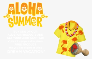 Buy One Of Our All-star Products And Get Your Shirt - Aloha Summer #5397955