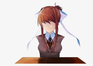 Monika First Attempt Full Placement Failure - Cartoon #5398432