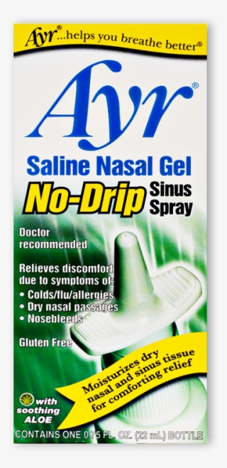 Ayr Saline Nasal Gel No Drip - Ayr Saline Nasal Gel No-drip Sinus Spray With Soothing #5399891