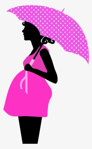 Pregnant Woman Pink T - Pregnant Women Cliparts Transparent #540157