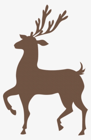 By Pocho Siluetas Pinterest Christmas Winter Snow - Red Reindeer Shower Curtain #540573