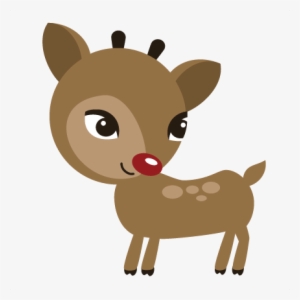 Reindeer - Cartoon Reindeer Transparent Background #541045