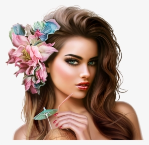 Tubes Girl 3d Png Summer Per Grafica - Summer Girl Png #541337