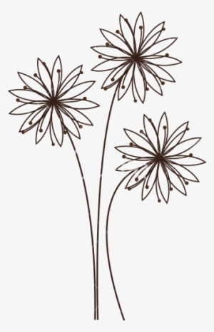 Daisy Outline Png - Flower Outline Line Transparent #541522