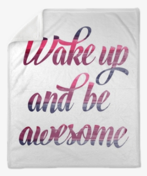 Watercolor Motivational Quote - Cafepress Wake Up And Be Awesome Iphone 7 Plus Tough #542113