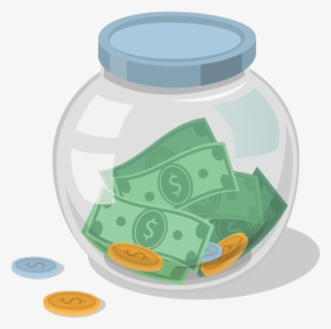 Tip-jar - Money Jar Clip Art #542282