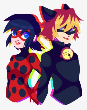 Miraculous Ladybug Images Ladybug And Chat Noir Hd - Lady Bug T Shirt #542997