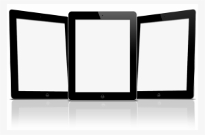 Three Tablets With Screen Knockouts - Led-backlit Lcd Display #543075