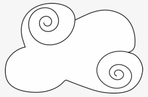 Rain Cloud Clipart Black And White Free - Mycutegraphics Cloud Black And White #543929