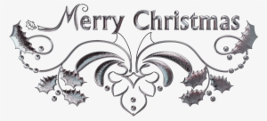 320 × 154 Pixels - Merry Christmas Text Png #544209