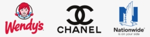 Logo Lockups, Wendy's Logo, Chanel Logo, Nationwide - Wendy's Company #544256