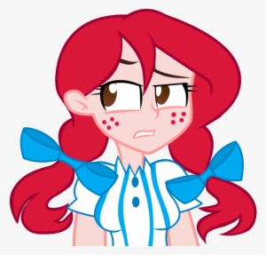 Red Face Woman Facial Expression Nose Pink Vertebrate - Wendys Shirt #544306