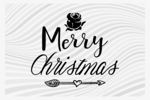 Merry Christmas Svg Cutting File By Designonics - Calligraphy #544363