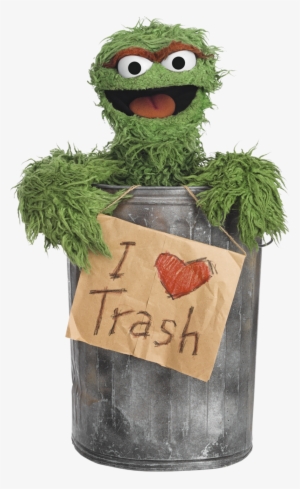 Pinterest - Oscar The Grouch I Love Trash #544561