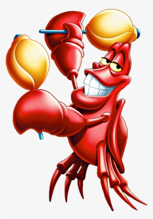 Sebastian Swimming Clipart - Sebastian Little Mermaid Maracas #544790