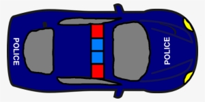 Image Of Car Clipart Top View - Police Car Clipart Top View #544898