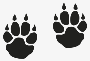 Free Download Tiger Paw Print With Claws Clipart Tiger - Saber Tooth Tiger Footprint #545054