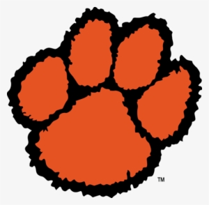 Orange And Black Tiger Paw Logo - Pet Goods Ncaa Clemson Tigers Collegiate Pet Jersey, #545095