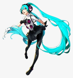 P4d Hatsune Miku - Persona 4 Dancing All Night Concept Art #545702