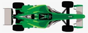 Green Racing Cliparts - Racing Car Clipart Top View #545707