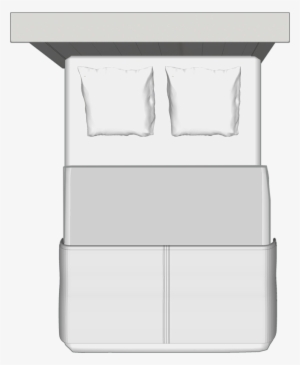 Full Mattress Queen Bed Top View Architecture Cutout - Architecture #545725