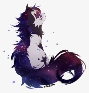 Cat Tiger Horse Watercolor Clip Art Royalty Free Stock - Galaxy Cat Drawing #545993