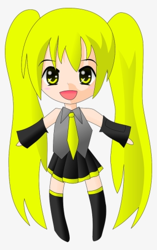Hatsune Miku As A Blonde - Manga Clip Art #546327