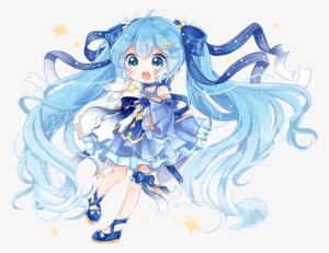 Banner Free Vocaloid Pinterest Hatsune And Chibi - Hatsune Miku Snow 2017 #546382