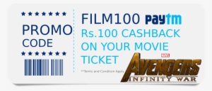 Avengers Infinity War Cash Back For Avengers - Paytm #546513