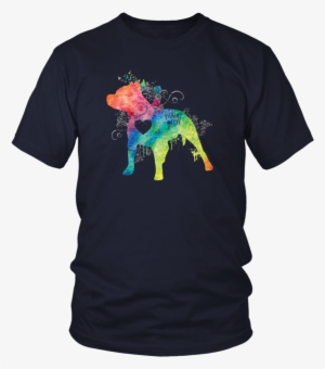 Pitbull Love Watercolor Zen T-shirt - Not My Circus, Not My Monkeys (polish) Shirt #546843