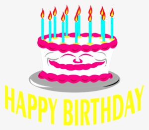 Cake Birthday - Text Png Birthday Cake #547066