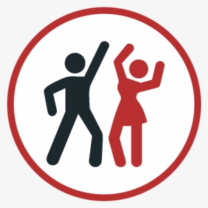 Professional Dj & Disco Available At This Christmas - Party Icon Png Black And White #547100