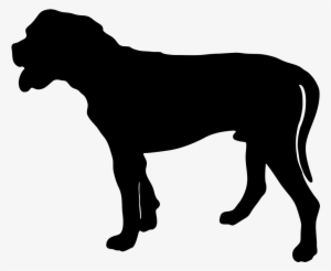 7al American Bulldog Silhouette Arc Umbrella That Closes - Greater Swiss Mountain Dog Vector #547342
