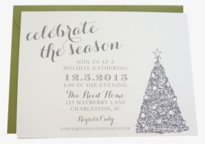 Christmas Party Invitation Classic And Elegant Design - Christmas Tree #547647