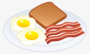Eggs Bacon And Toast Free Clip Art - Bacon And Eggs Clip Art #547755