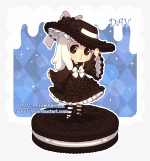 Black Delicious Oreo, Black, Delicious, Oreo Png Image - Аниме Орео #547775