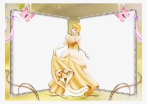 Frame Clipart Disney Princess Pencil And In Color - Frame Disney Princess Png #547804