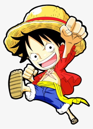 One Piece Render By Bloomsama On Deviantart Svg Transparent - One Piece Luffy Chibi #547994