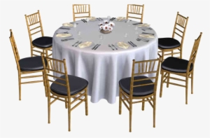 Party Table Png Vector Free Library - Table Rental #548481