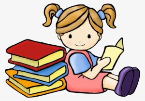 Clip - Child Reading Clipart #548609