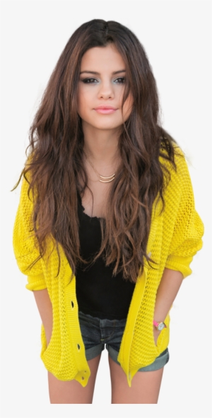 Selena Gomez Png Transparent Image - Makeup To Go With Yellow Shirt #549277