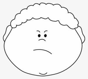 Emotions Clip Art - Sad Emotions Clipart Black And White #549347