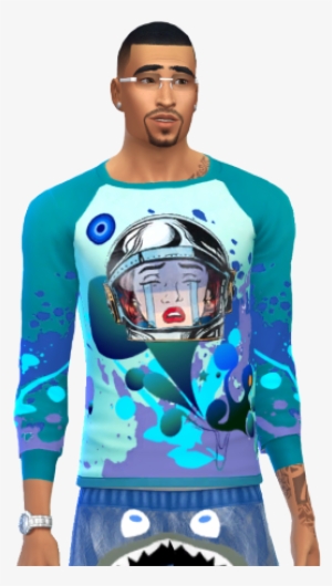 Chris Brown Black Pyramid Collection - Long-sleeved T-shirt #549478