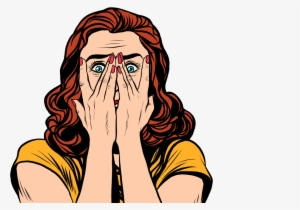 Shocked Woman Cartoon #549565