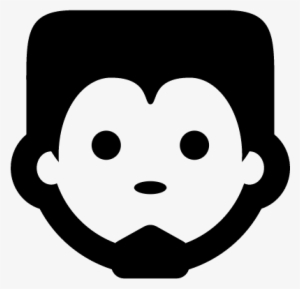 Man Face With Goatee Vector - Icon #549566